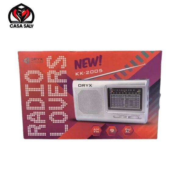 Radio Am Fm Portable Con Antena Alimentación Dual Oryx