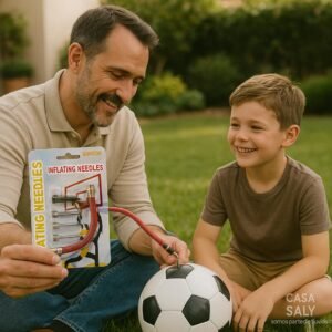 KIT DE 5 PIEZAS AGUJAS DE INFLAR BALONES