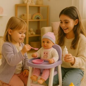 BEBOTE ZOE HORA DE COMER CON SILLITA Y SONIDO
