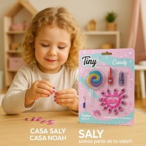 BLISTER DE MAQUILLAJE CON UÑAS