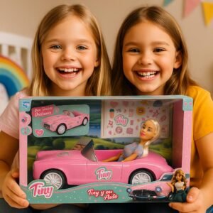 MUÑECA TINY CON SU AUTO