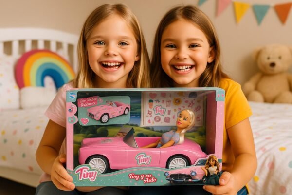 MUÑECA TINY CON SU AUTO