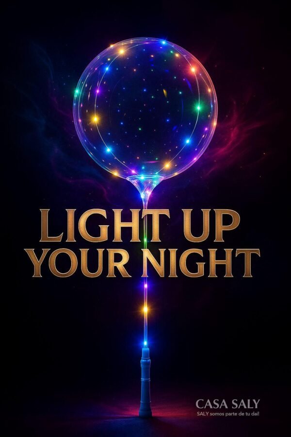 GLOBOS CON LUCES