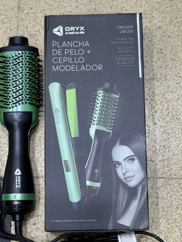 PLANCHA DE PELO + CEPILLO MODELADOR - Image 2