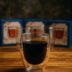 VASO BODUM, DOBLE PARED, TRANSPARENTE
